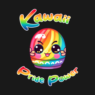 Kawaii Pride Power Colorful Egg T-Shirt