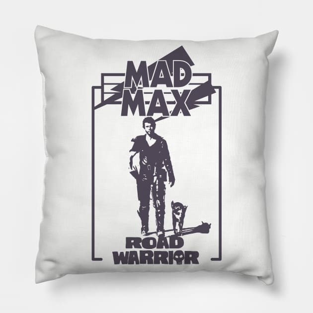 Mad Max the Road Warrior with his dog Pillow by DaveLeonardo