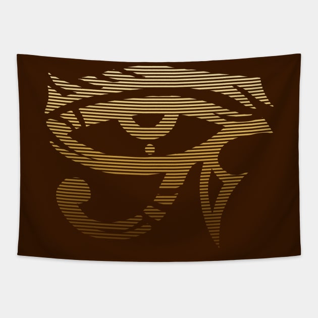 Eye of Ra | Ancient Egypt Tapestry by hybridgothica