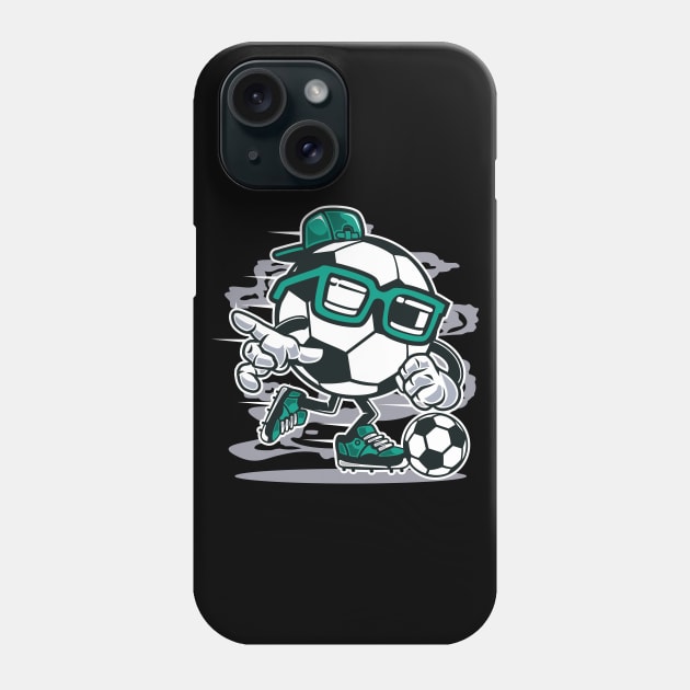 Street Soccer Phone Case by madeinchorley