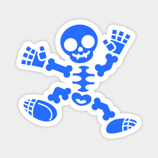 Skeleton Jig - Blue Edition Magnet