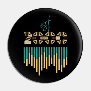 Established 2000 Pin