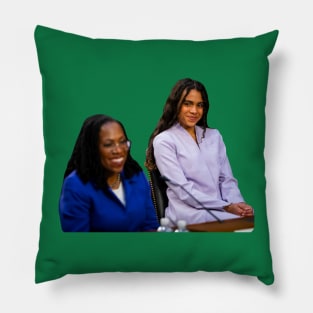 Kentanji Brown Jackson and Daughter Pillow