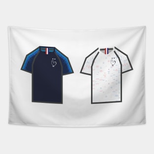 France World Cup Retro Games Console Pixel Jerseys 2018 Tapestry