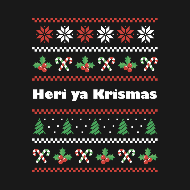 Swahili Christmas Heri ya Krismas by SunburstGeo