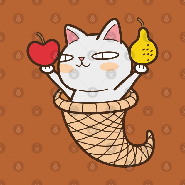 cat in cornucopia by doodletales