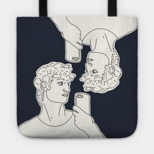 david and goliath Tote