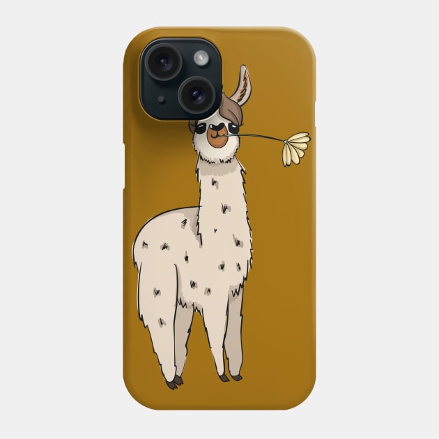 Funny Alpaca Love Tshirt Phone Case by yaros