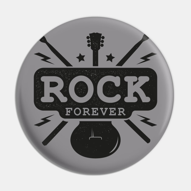 Rock Forever Pin by Dosunets