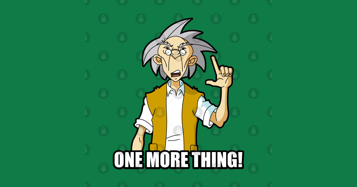 One More Thing Jackie Chan Adventures TShirt TeePublic