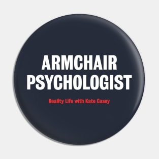 Armchair Psychologist Pin