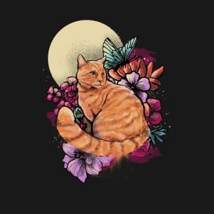 Monnlight Cat T-Shirt