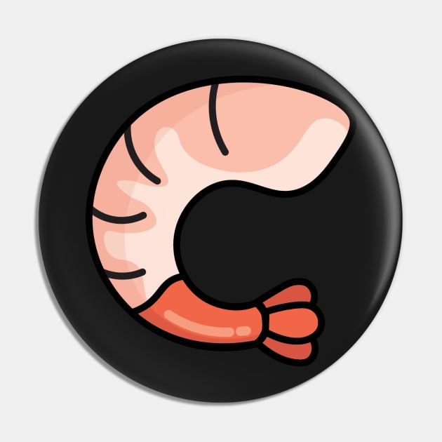 Shrimp Pin by christiwilbert