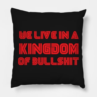 Mr. Robot - We live in a kingdom of bullshit (Big) Pillow