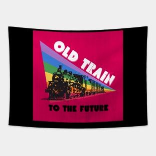 Old Train Retro Tapestry