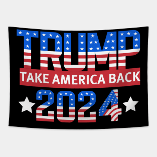 Trump 2024 Take America Back Tapestry