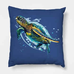 Marine Adventure: Free-Swimming Turtle Pillow