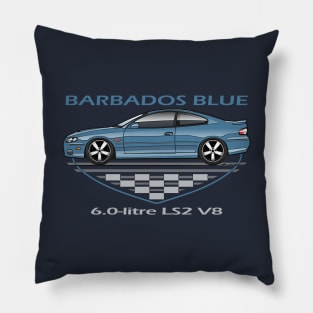 Barbados Blue Pillow