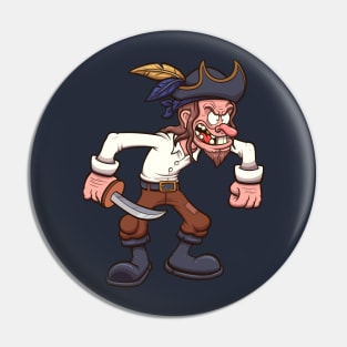 Cartoon Pirate Pin