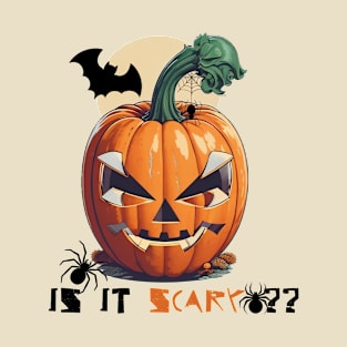 HALLOWEEN PUMPKIN HEAD , is it scary ? T-Shirt