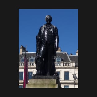 Rabbie Burns Statue, George Square, Glasgow T-Shirt