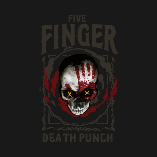 five finger death punch by Collage Collective Berlin