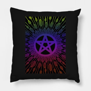 Rainbow Pentagon Pillow