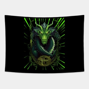 Stormscale the Thunderous Dragon Tapestry