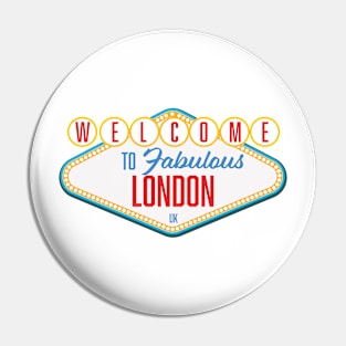 Welcome to Fabulous London UK Pin