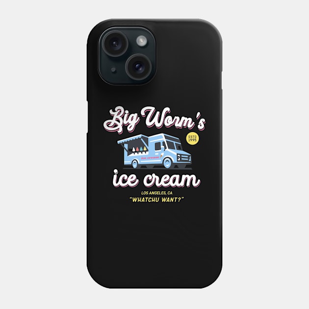 Big worms ice cream, Friday Movie Phone Case by MIKOLTN