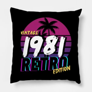 Vintage 1981 Pillow