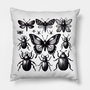Insect Bug Collection 2024 Moth Stag Beetle Cicada Pillow