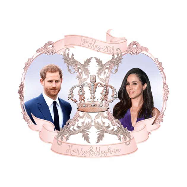 Harry and Meghan #royalwedding Rose Gold by PixDezines