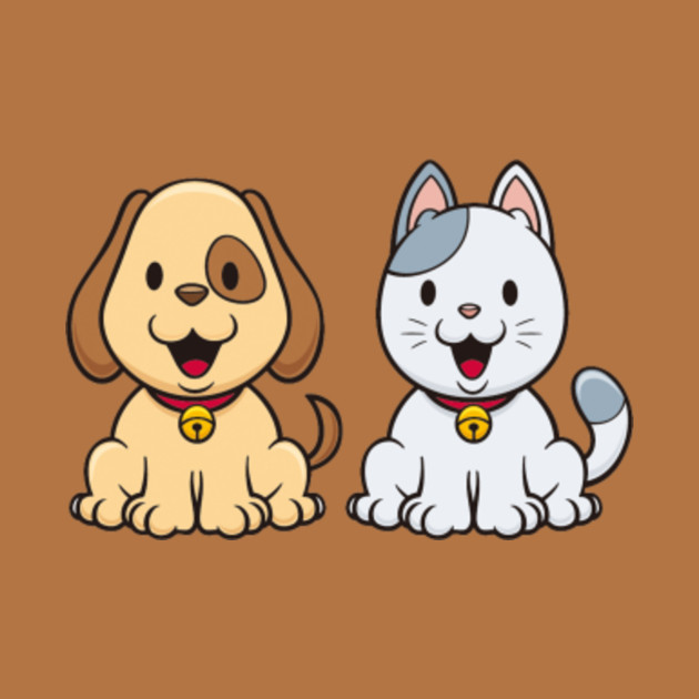 Happy Dog And Cat Cat And Dog Mask Teepublic