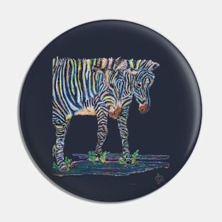 Zebras on the Wild side Pin