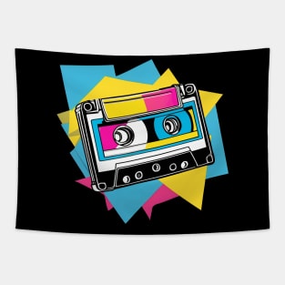 Mixtape cassette 80s retro style gift Tapestry