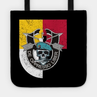 Proud US Army 3rd Special Forces Group Skull De Oppresso Liber SFG - Gift for Veterans Day 4th of July or Patriotic Memorial Day Tote