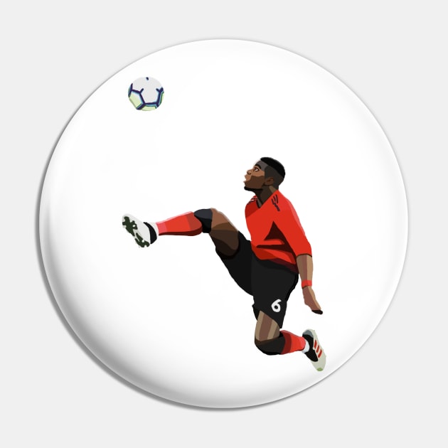 Paul Pogba Pin by Webbed Toe Design's