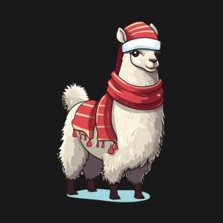 Cute Christmas Llama T-Shirt