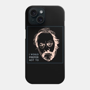 Žižek - I would prefer not to V.2 Phone Case