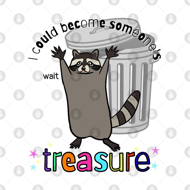 Trash to Treasure Raccoon by KL Chocmocc