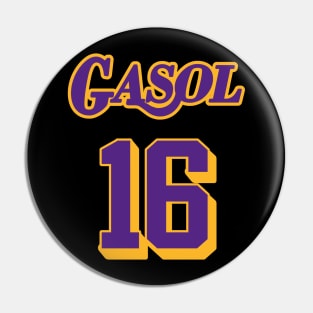 Pau Gasol Retired Jersey Tribute Pin