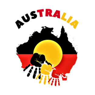 Australian Aboriginal Flag T-Shirt