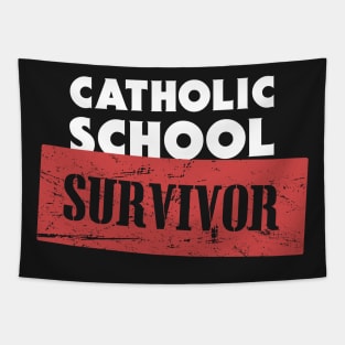 Catholic School Survivor Tapestry