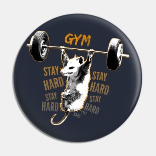 Gym Body Goals Pin