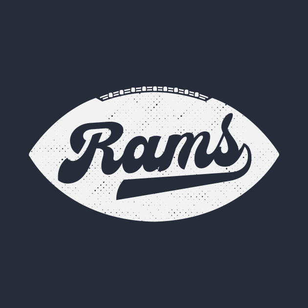 Retro Rams Football by SLAG_Creative