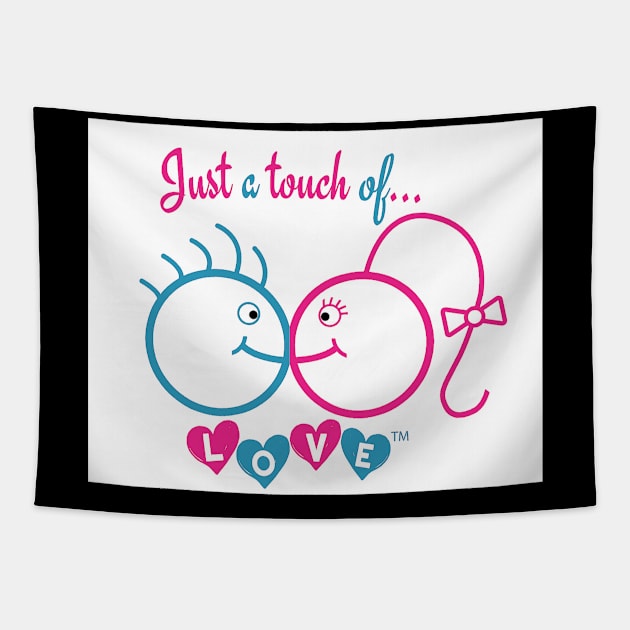 Just A Touch of LOVE - Heterosexual - Front Tapestry by SubversiveWare