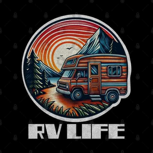 RV Life sunset by Tofuvanman