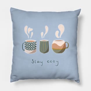 Cozy hot drinks Pillow