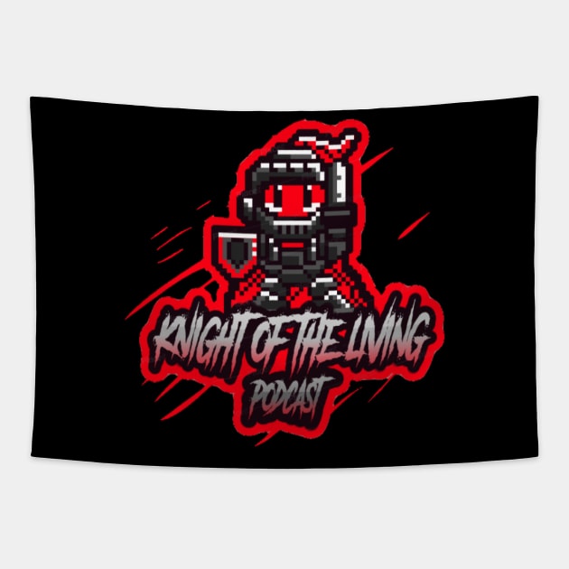 Knight Of The Living Podcast Logo Tapestry by Knight Of The Living Podcast